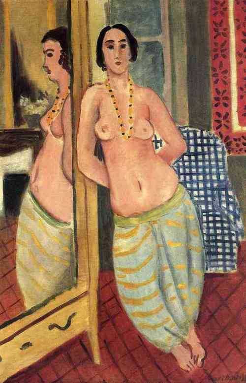 Standing-odalisque-reflected-in-a-mirror-1923